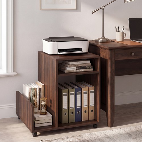 Rolling end table with - end, side