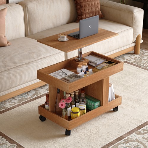 Small rolling coffee table - rolling,