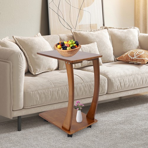 Mobile end table - table, w/wheels