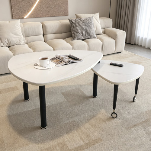 Rotating modern coffee table - rotating,