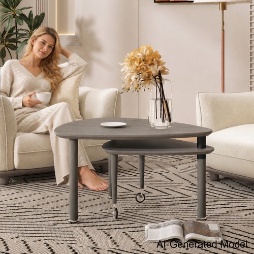 Rotating coffee table modern - rotating,